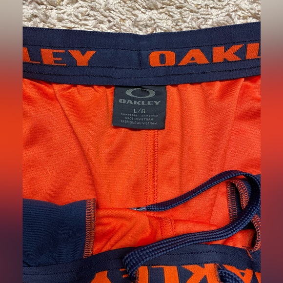 Oakley Running Sport Shorts Ohydrolix orange sz L Mens - Picture 2 of 9